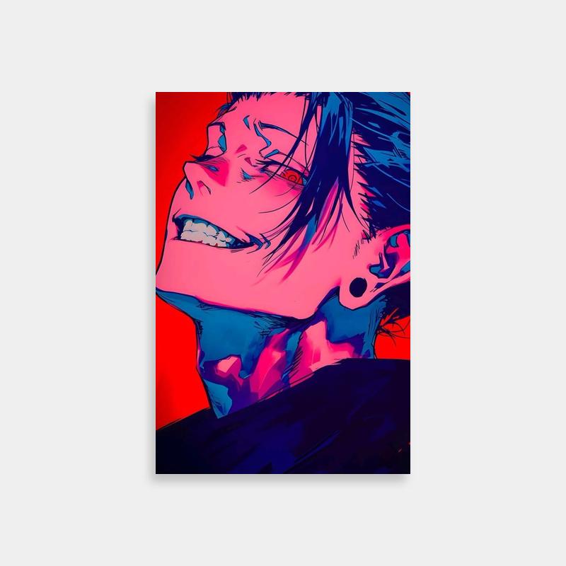 Kenjaku Jujutsu Kaisen Poster - Mysterious Woman with Flowing Hair Art Print