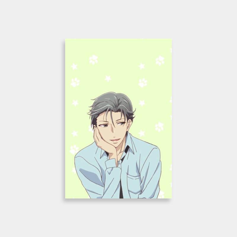 Shigure Sohma Fruits Basket Poster - Anime Character Blue Shirt Pose