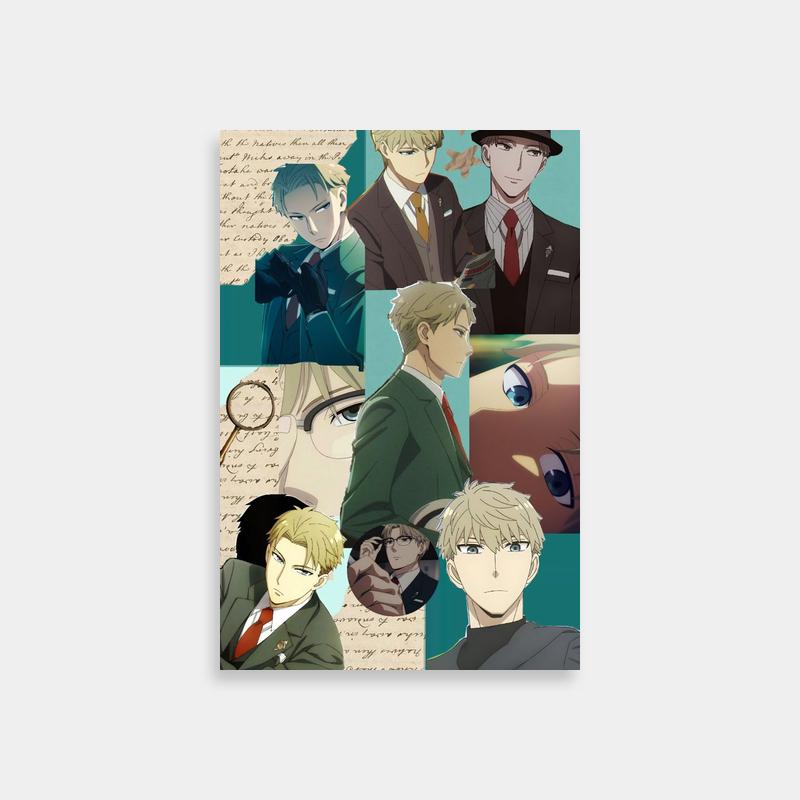 Loid Forger Spy x Family Collage Poster - Suit & Tie Art
