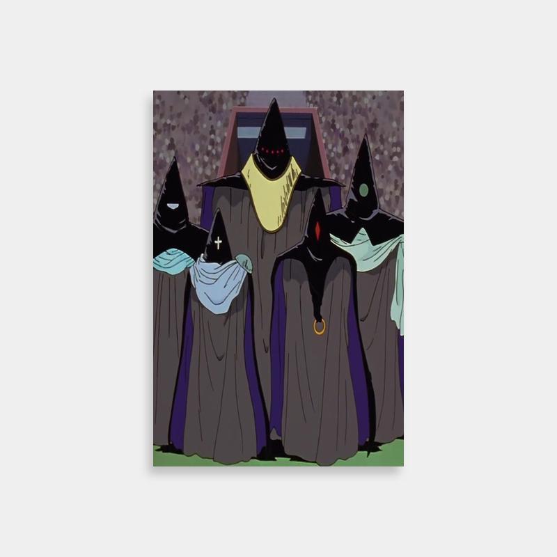 Kazuma Kuwabara Yu Yu Hakusho Poster - Three Black Witches Art