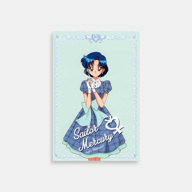 Ami Mizuno Sailor Moon Pose Poster - Blue Hair Anime Art