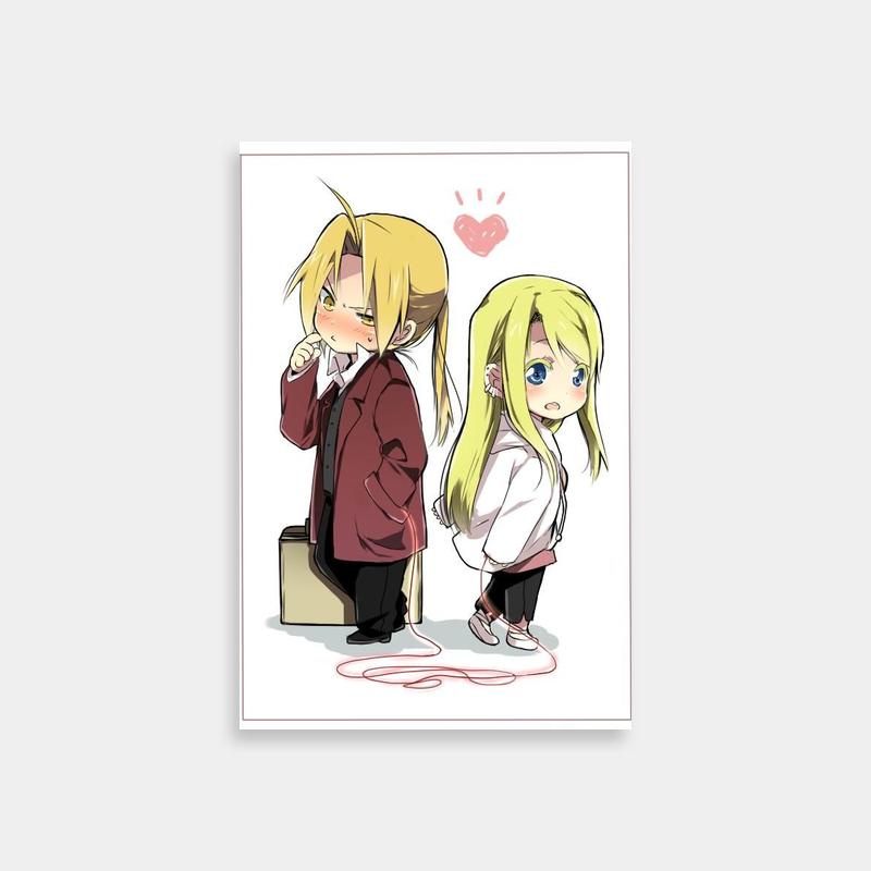 Winry Rockbell Fullmetal Alchemist Anime Poster - Blonde Hair & Blue Eyes Art