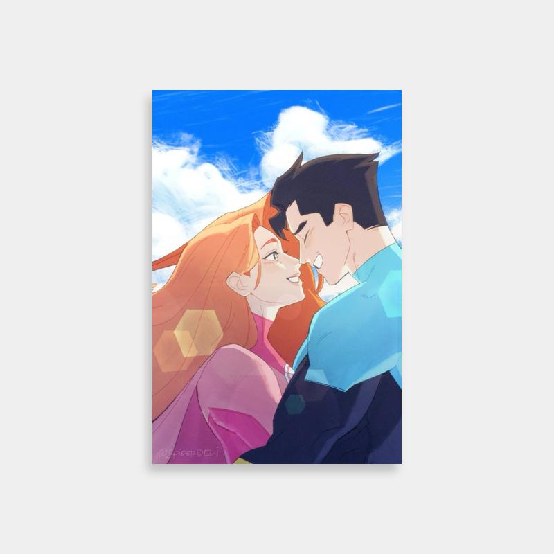 Markl Howl's Moving Castle Duo Poster - Studio Ghibli Character Art