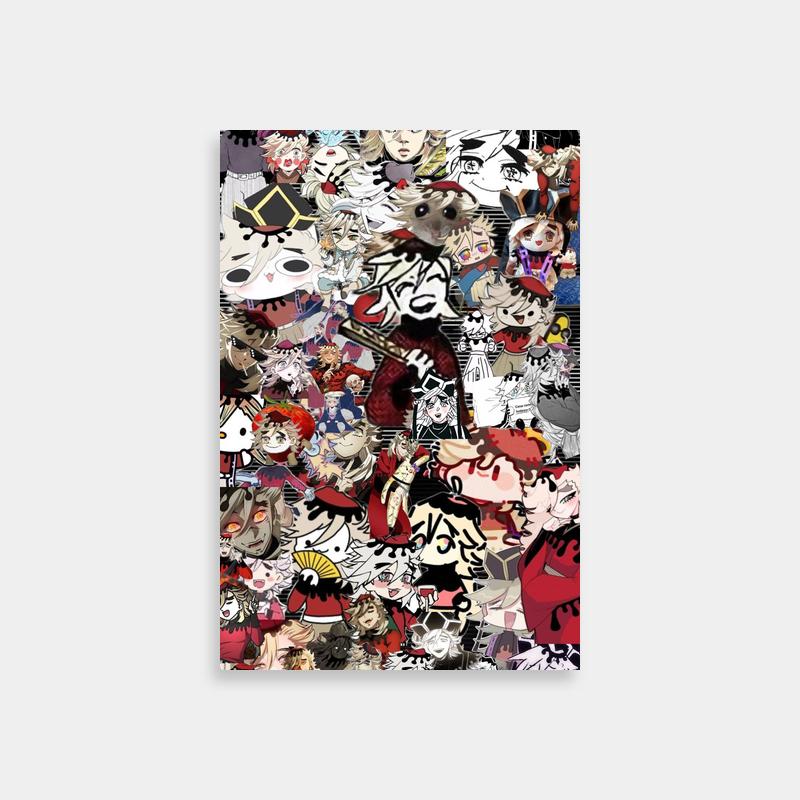 Eclectic Doma Demon Slayer Sticker Collection Poster
