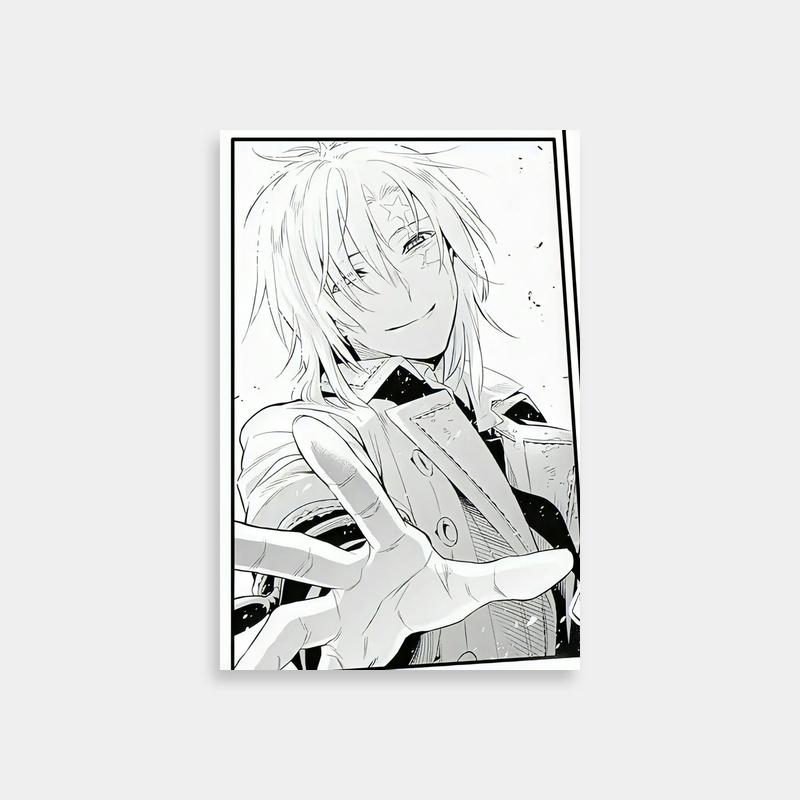 Allen Walker D.Gray-man Black & White Anime Art