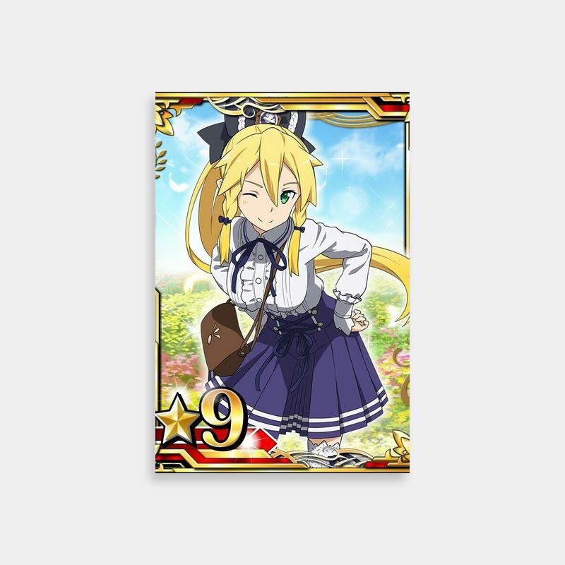 Leafa in Blue Dress Poster - Sword Art Online Poster
