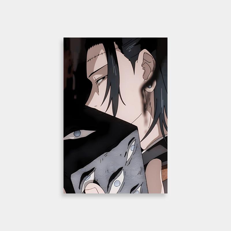 Kenjaku Jujutsu Kaisen Poster - Two Characters Gazing into Distance