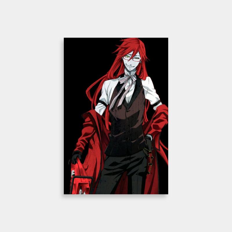 Grell Sutcliff Black Butler Anime Glasses Poster