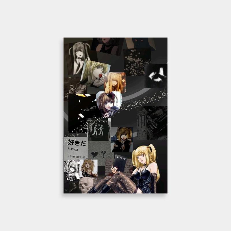 Misa Amane Death Note Collage Poster - Anime Characters