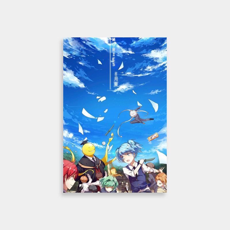 Kaede Kayano Assassination Classroom Poster - Crowd Scene with Birds