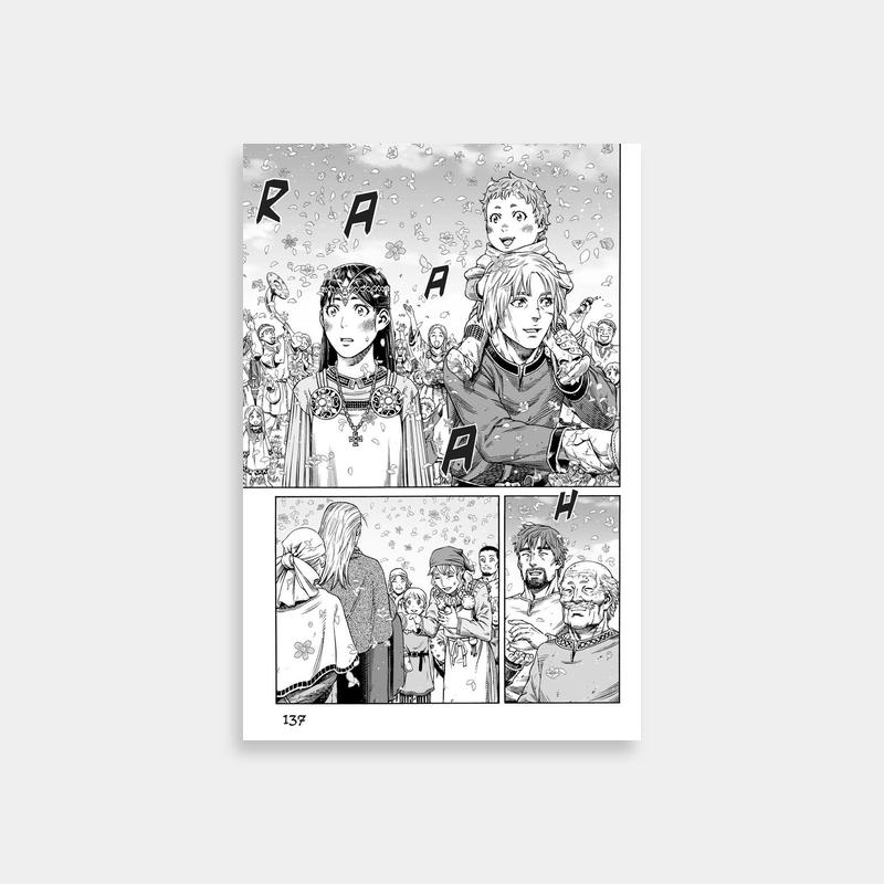 Gudrid Vinland Saga Emotional Hug Poster - Manga Art Print