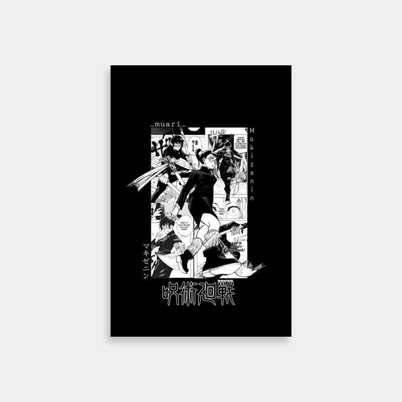 Maki Zenin Jujutsu Kaisen Anime Poster