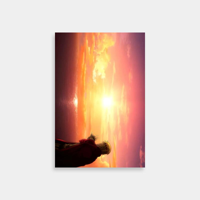Vinland Saga Einar Poster - Sun Shining Through Clouds