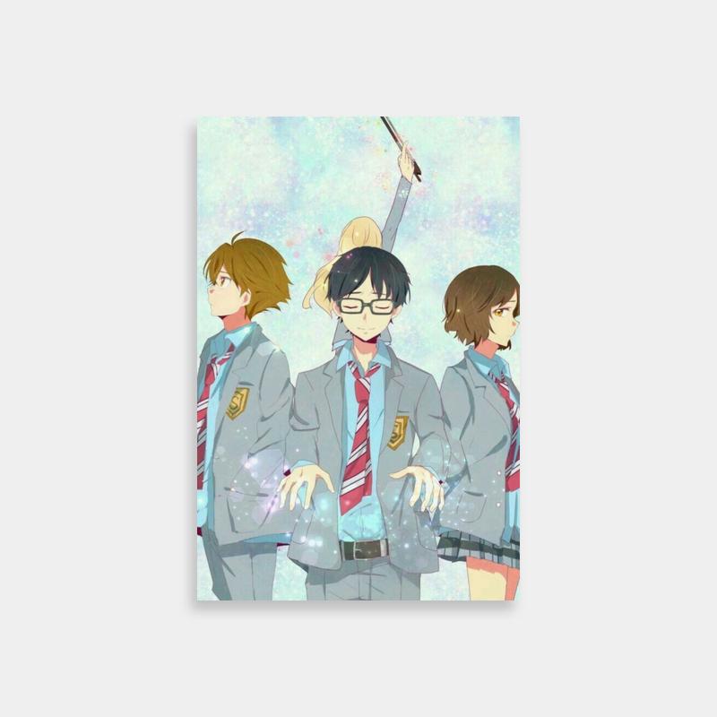 Ryota Watari Your Lie in April Wall Art - School Uniform Baseball Scene