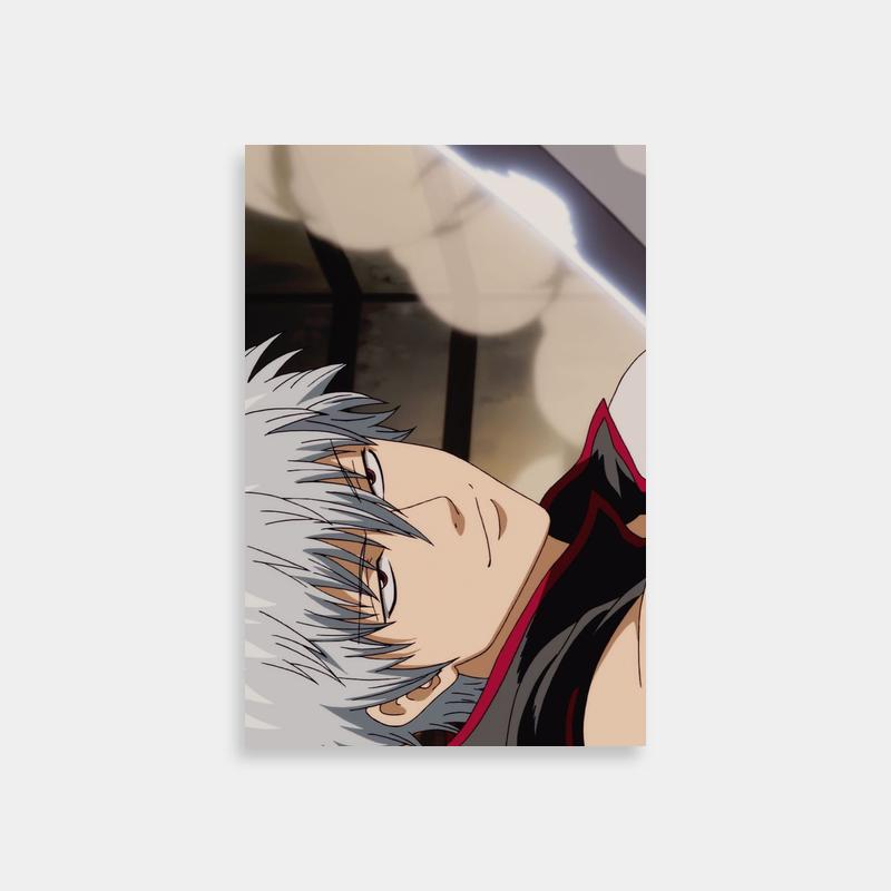 Gintoki Sakata Gazing Poster - Gintama Wall Art