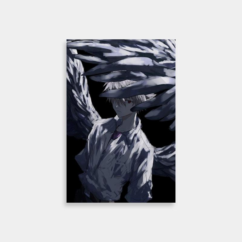 Kaworu Nagisa Neon Genesis Evangelion Poster - White-Haired Angelic Character