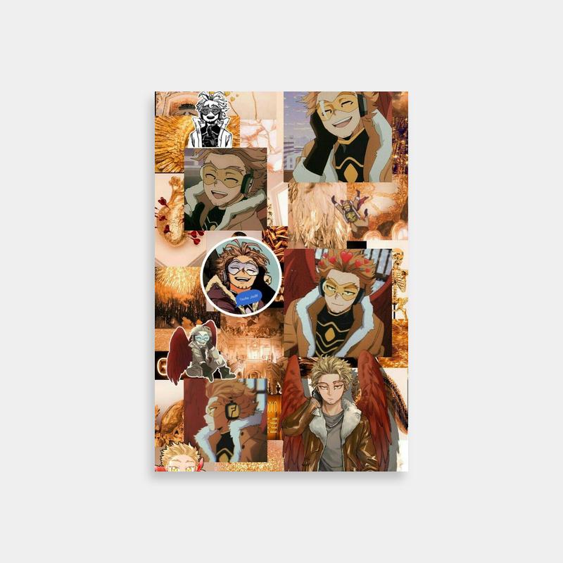 Hawks My Hero Academia Wall Art - Anime Character Collage
