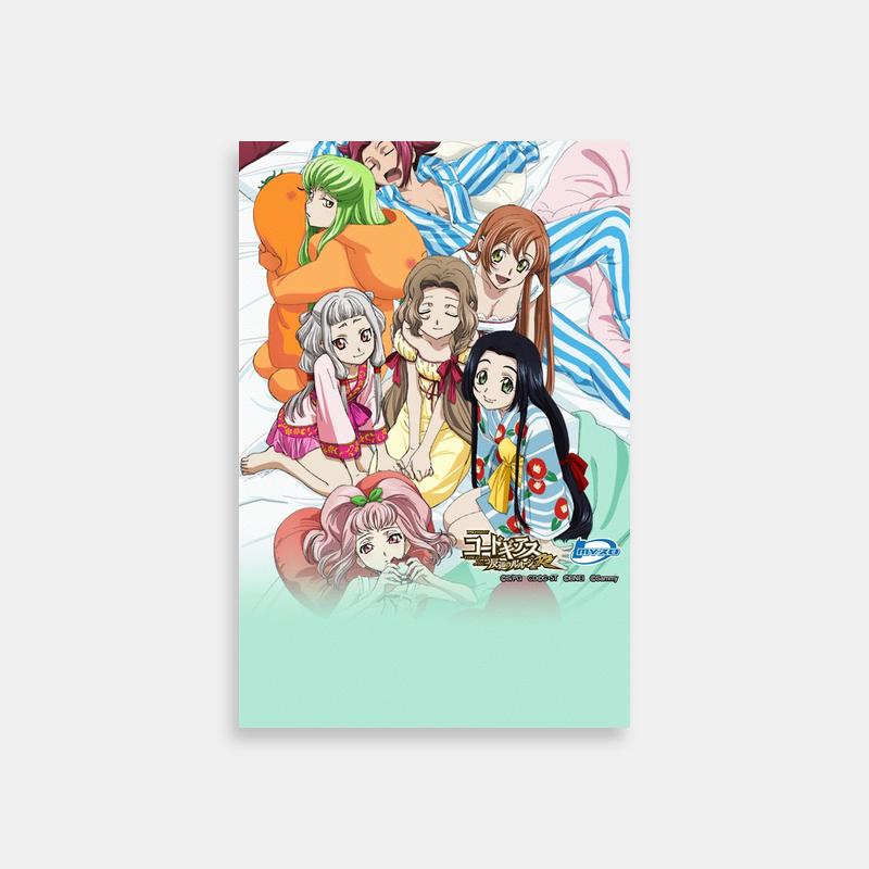 Nunnally vi Britannia Code Geass Wall Art - Anime Characters Relaxing in Bed