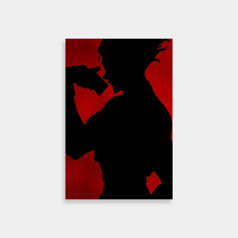 Hisoka Silhouette Hunter x Hunter Poster - Dramatic Anime Wall Art