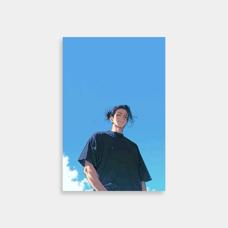 Suguru Geto Jujutsu Kaisen Poster - Standing Under Blue Sky