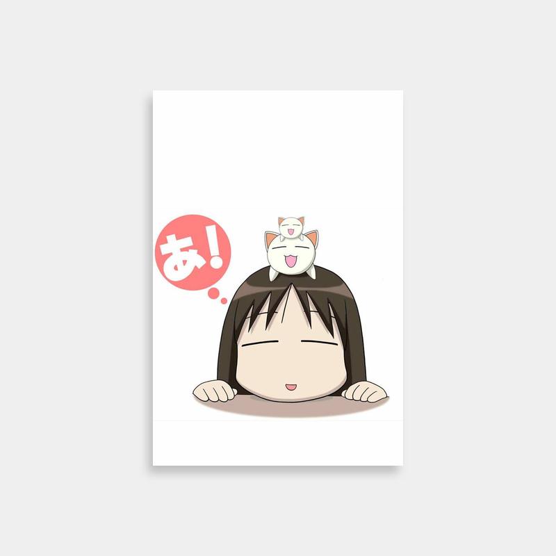 Osaka Azumanga Daioh Cat Lover Poster - Anime Art
