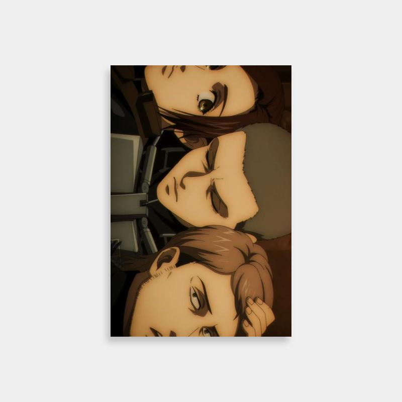 Connie Springer Anime Duo Poster - Attack on Titan Character Art