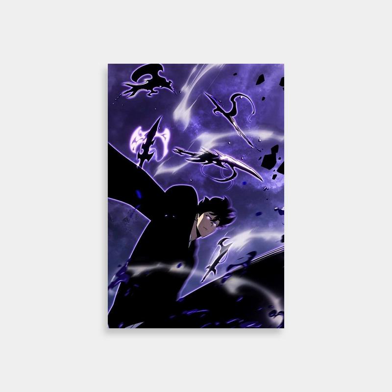 Bellion Solo Leveling Wall Art - Flying Anime Character Poster