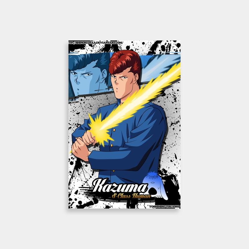 Yu Yu Hakusho Kazuma Kuwabara Character Poster