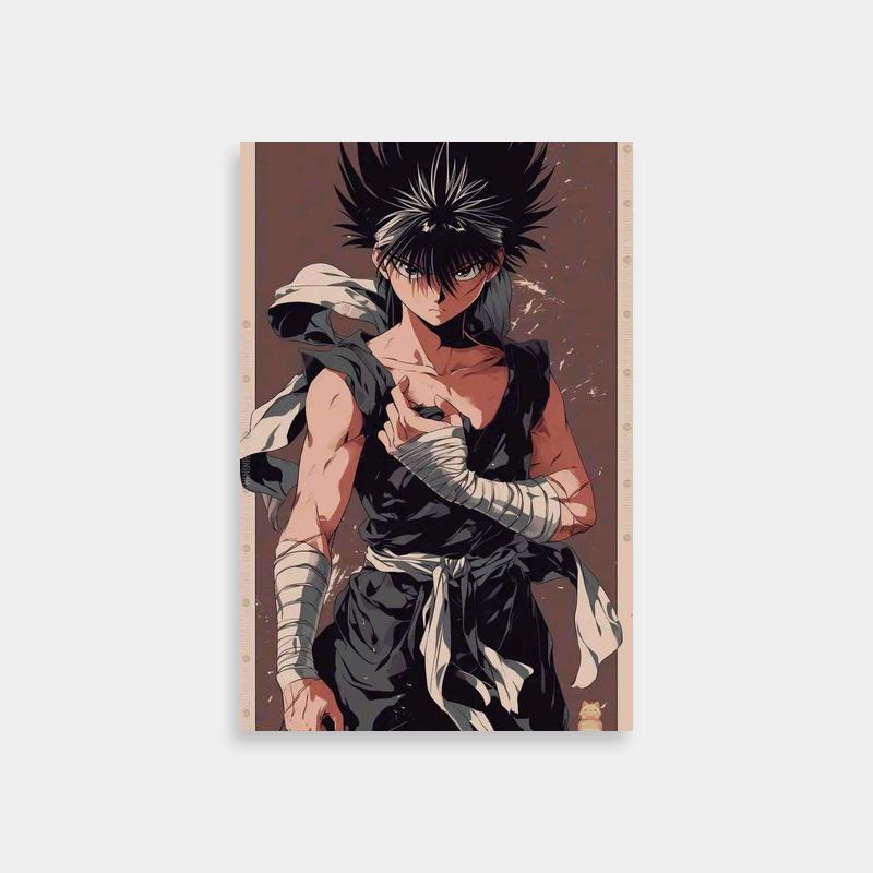 Yusuke Urameshi Yu Yu Hakusho Poster - Black Hair & White Gloves
