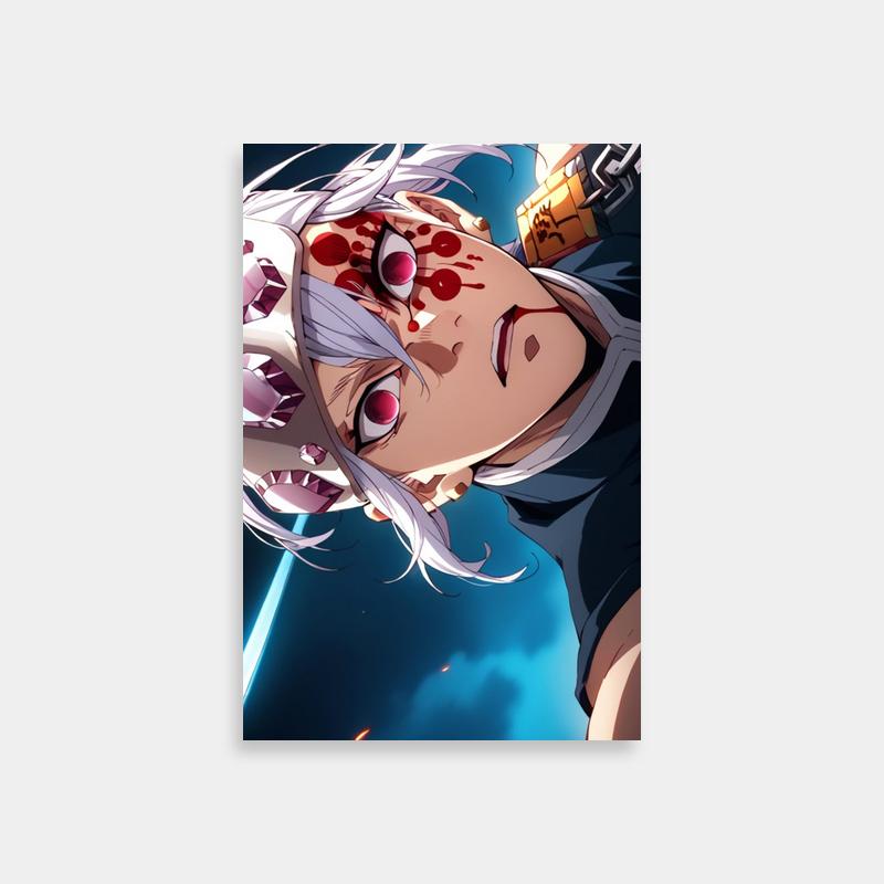 Tengen Uzui Demon Slayer Poster - Stylish Anime Character Art
