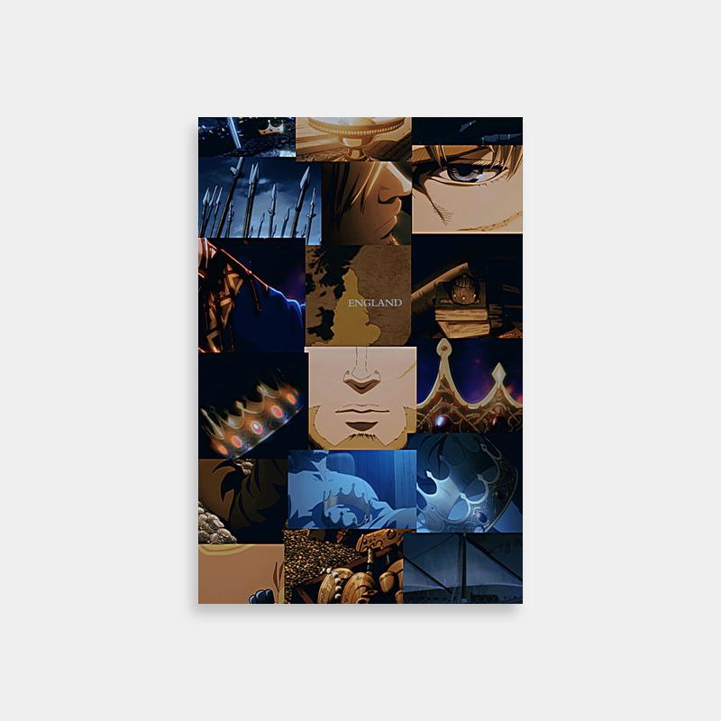 Vinland Saga Canute Poster - Anime Character Collage Art