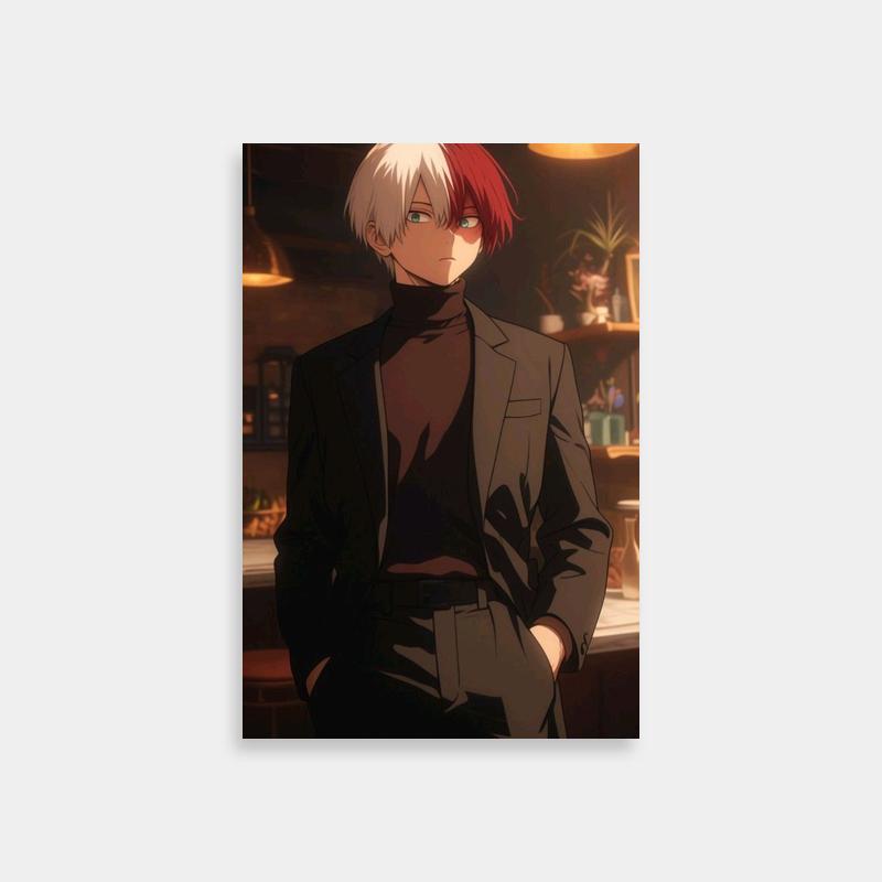Shoto Todoroki My Hero Academia Bar Scene Poster