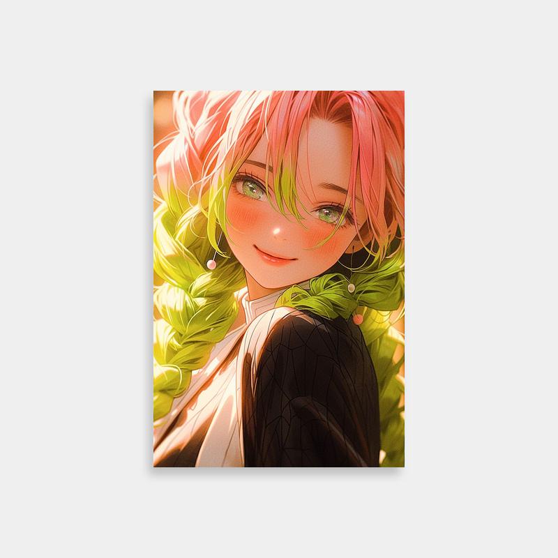Mitsuri Kanroji Demon Slayer Wall Art - Anime Character Print