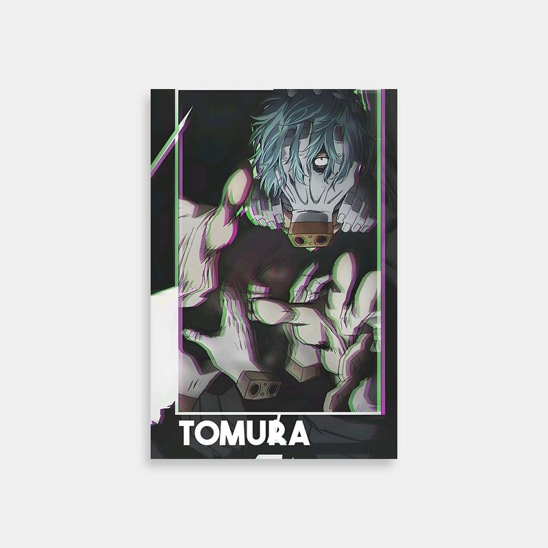 Tomura Shigaraki Anime Poster - Blue Hair & Green Eyes Art Print
