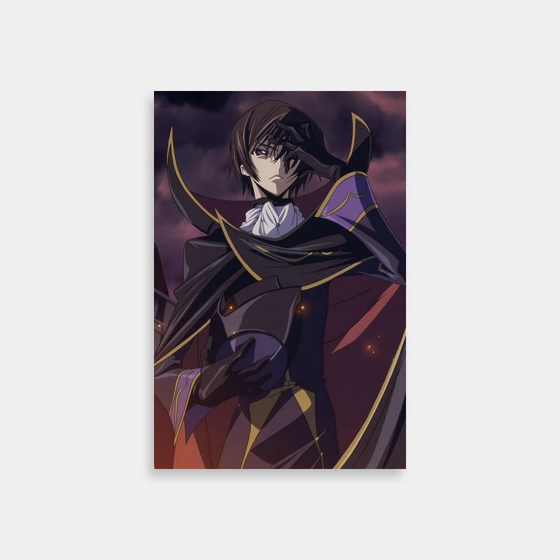 Lelouch vi Britannia Code Geass Poster - Cape Anime Art