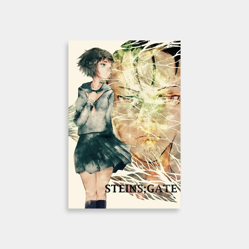 Steins;Gate Dramatic Character Poster - Emotional Scene