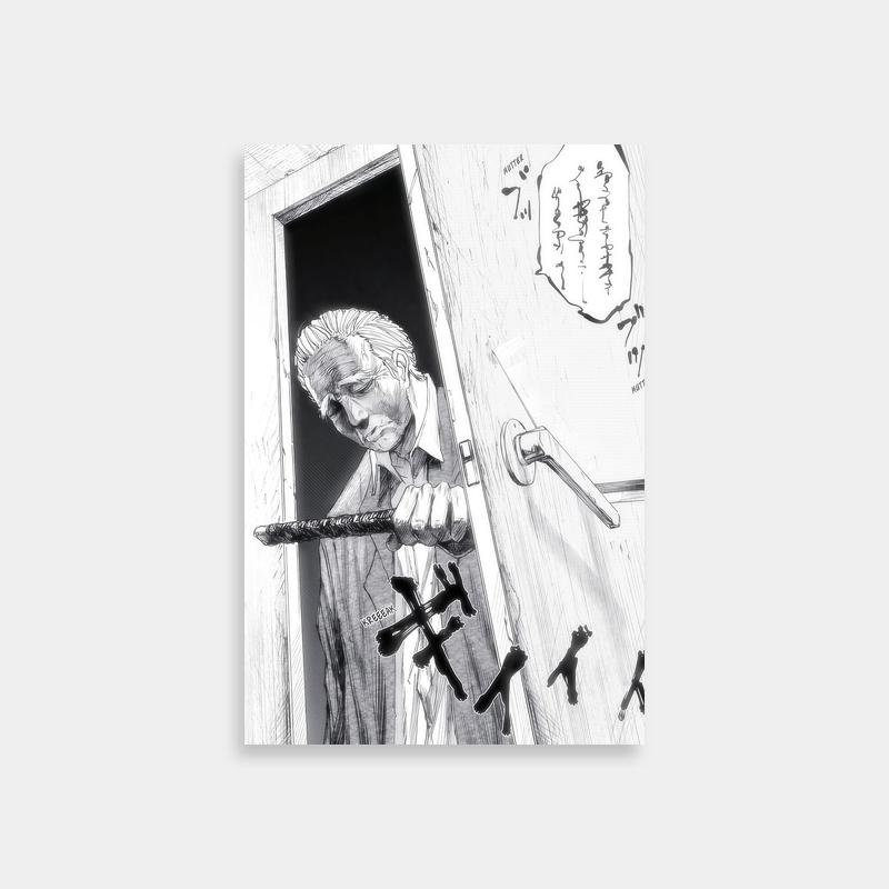 Sakamoto Days Lu Poster - Mysterious Anime Character Poster