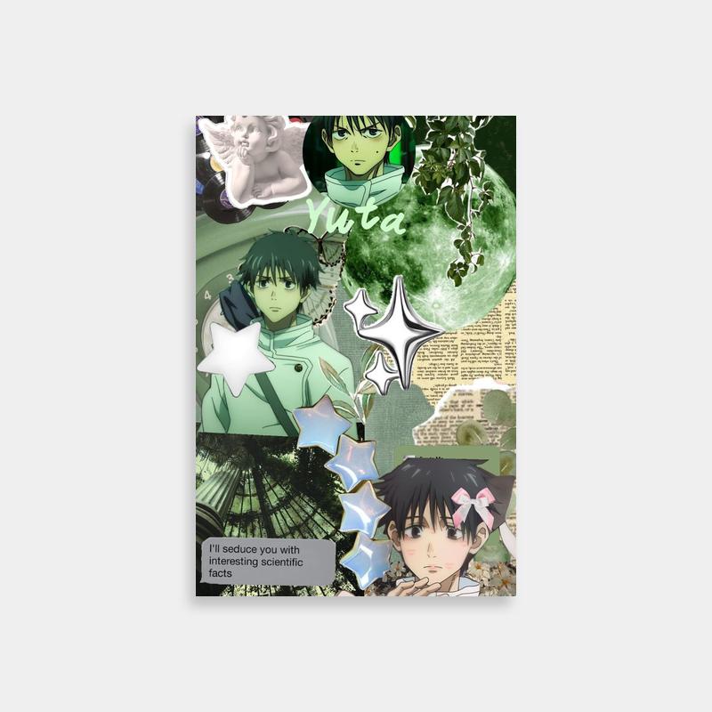 Yuta Okkotsu Jujutsu Kaisen Collage Poster - Anime Art Print