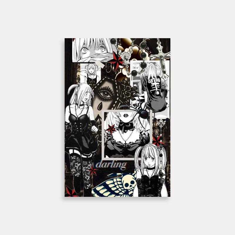Misa Amane Death Note Anime Poster - Gothic Character Collection
