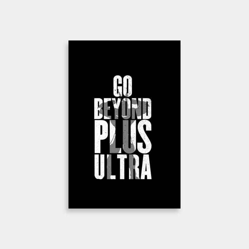 All Might My Hero Academia Poster - Go Beyond Plus Ultra Text