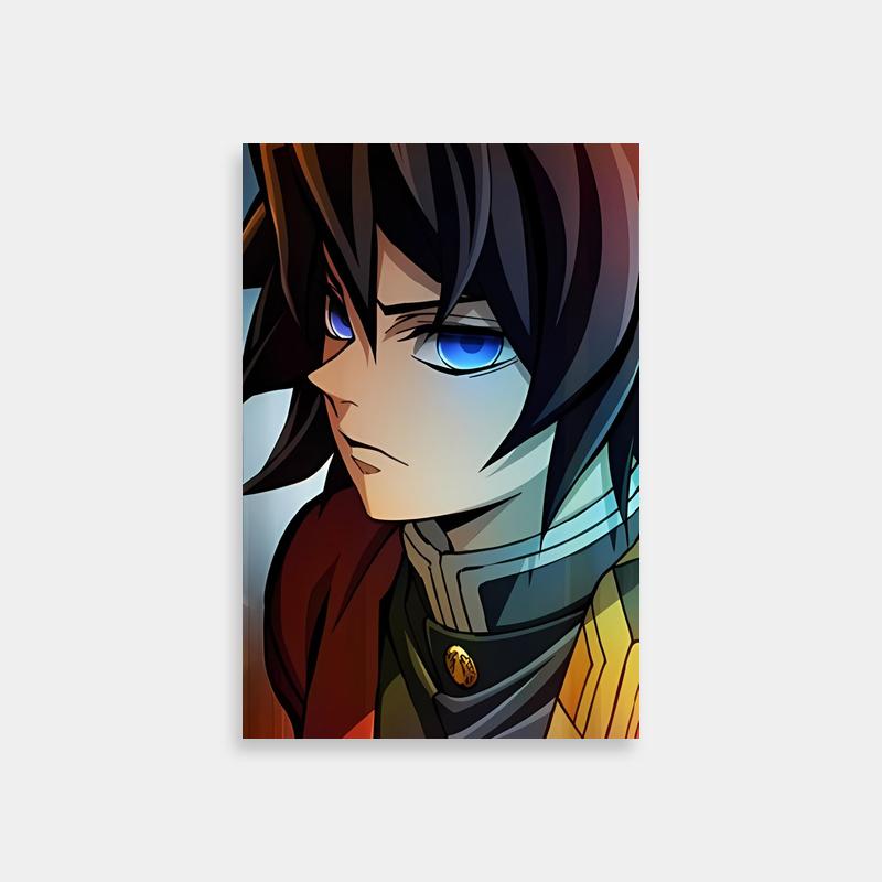 Giyu Tomioka with Blue Eyes - Demon Slayer Art
