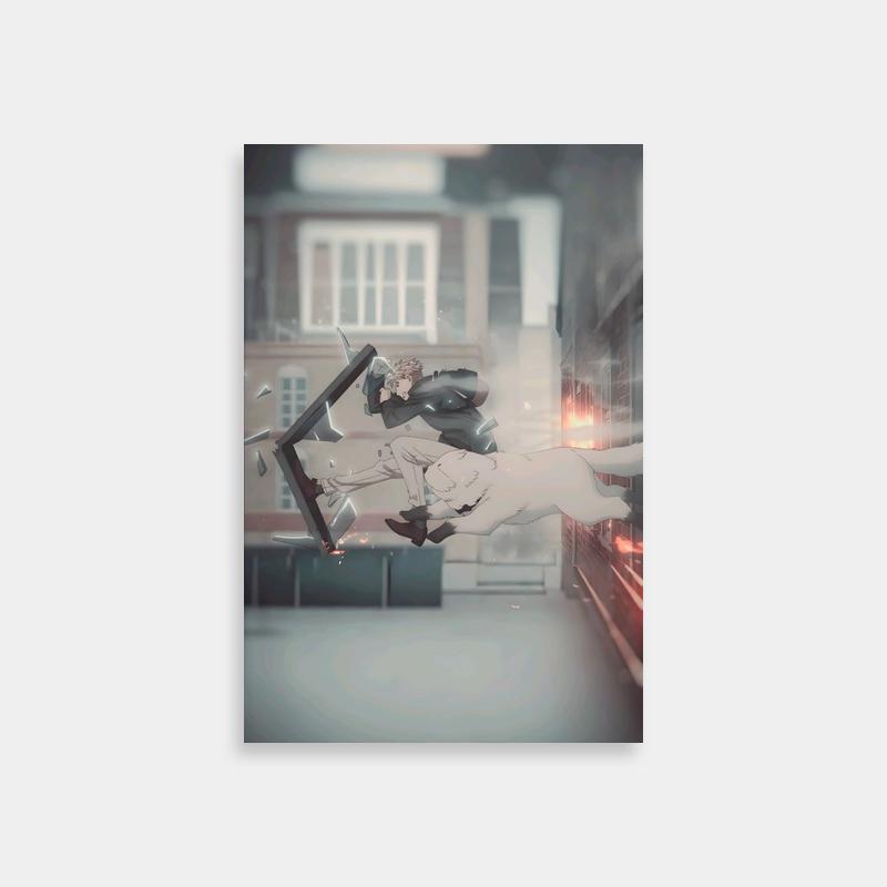 Bond Forger Spy x Family Wall Art - Woman Jumping in Front of Oven