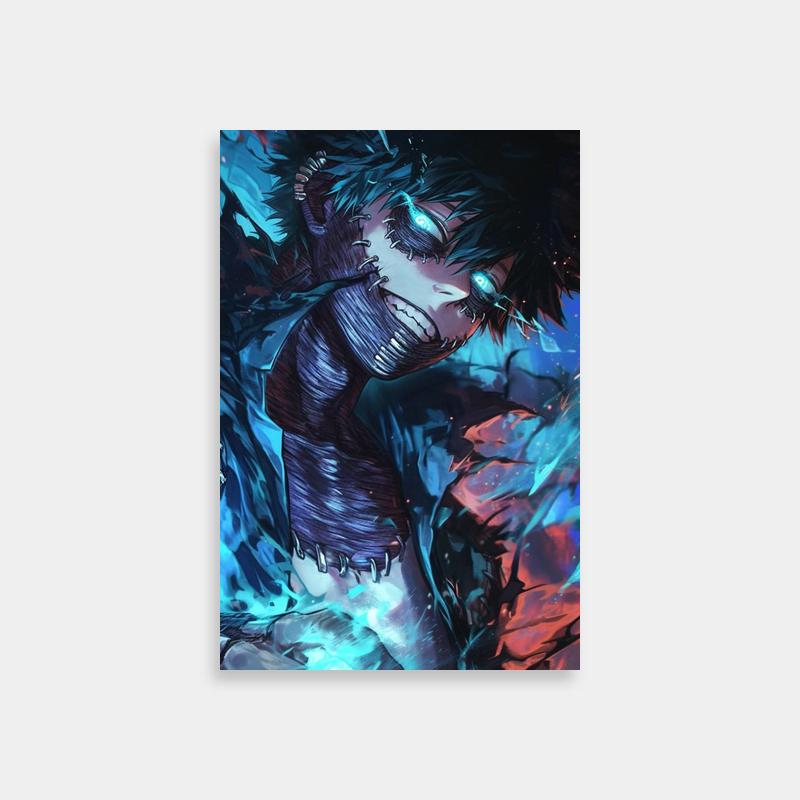 Dabi My Hero Academia Poster - Anime Character with Blue Eyes & Black Hair