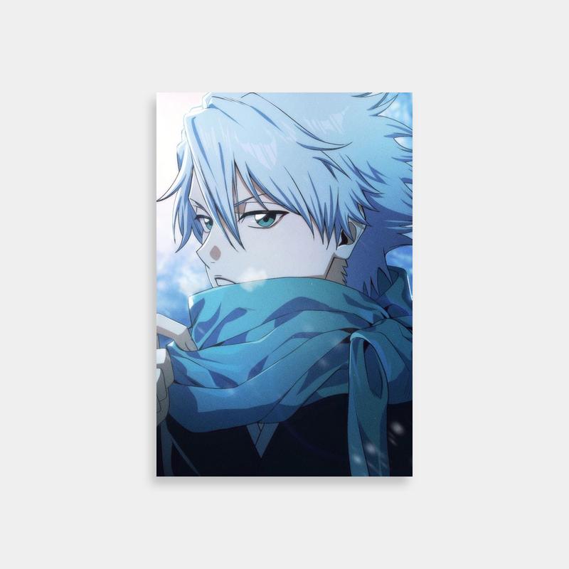 Toshiro Hitsugaya Bleach Wall Art - White Haired Anime Character