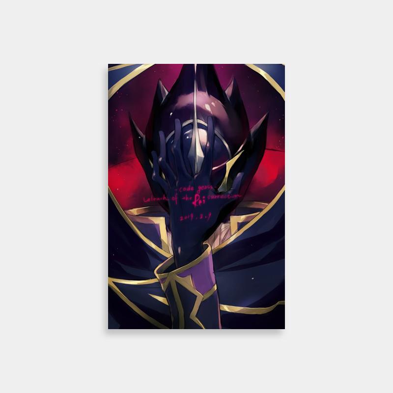 C.C. Code Geass Poster - Purple Hair & Blue Eyes