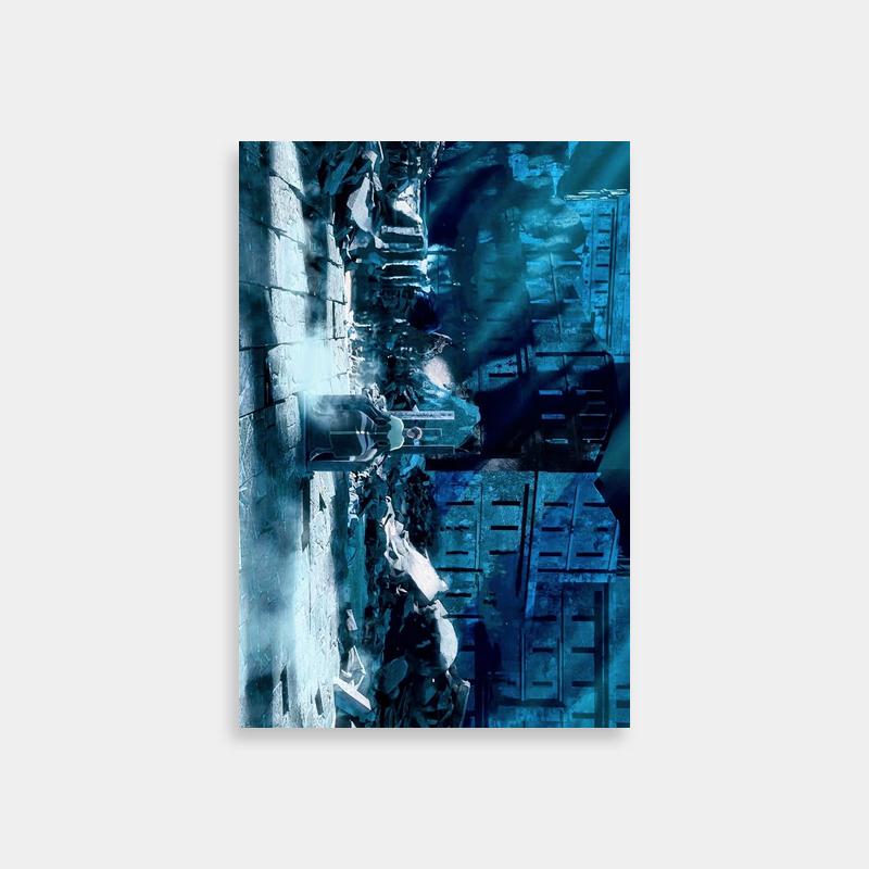 Aizen Sosuke Bleach Poster - Abstract Building Art