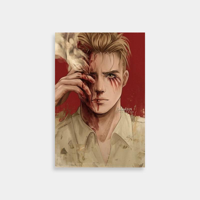 Porco Galliard Attack on Titan Poster - Jaw Titan Art Print