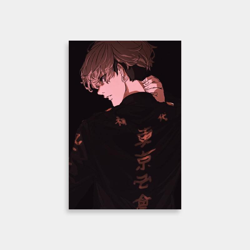 Chifuyu Matsuno Tokyo Revengers Back View Poster