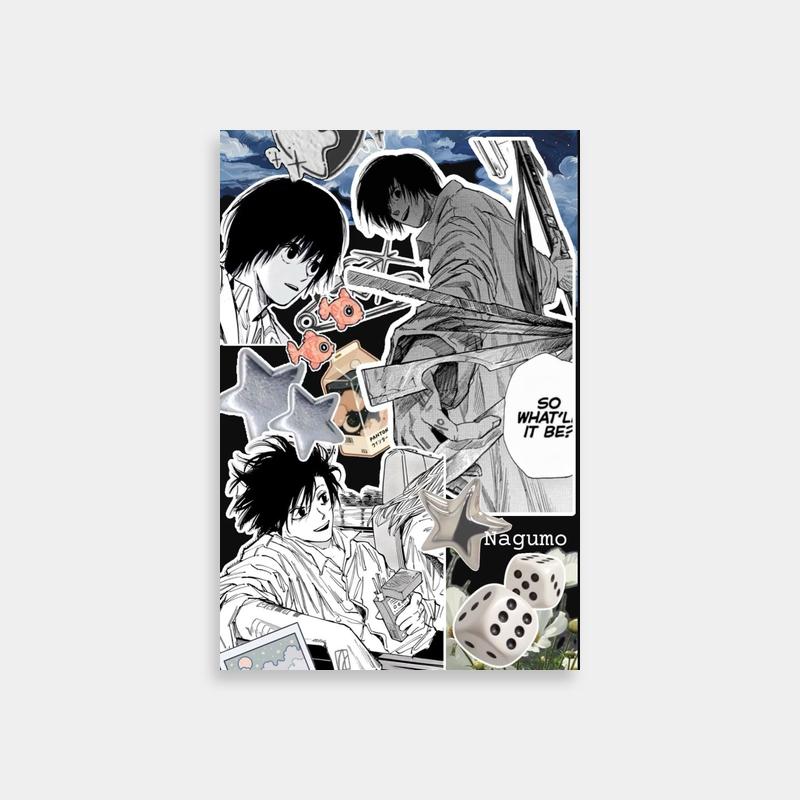 Sakamoto Days Anime Characters with Dice Wall Art - X Poster