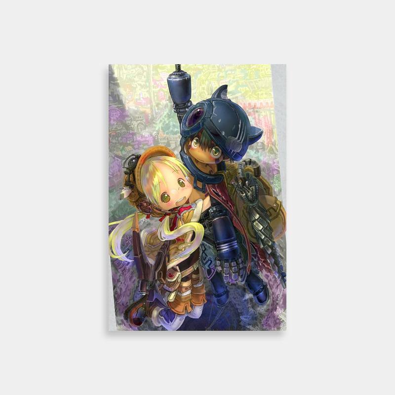Riko Made in Abyss Anime Poster - Two Characters Standing Together